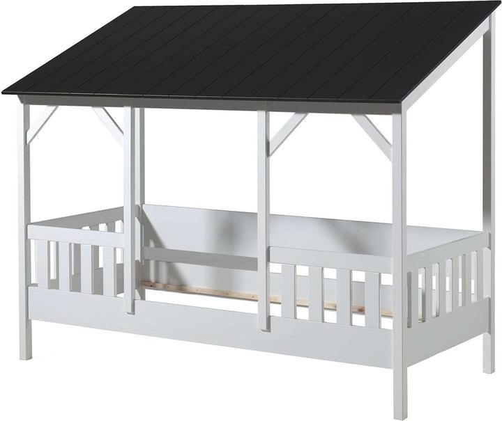 Vipack Lit de maison avec toit (90 x 200 cm)