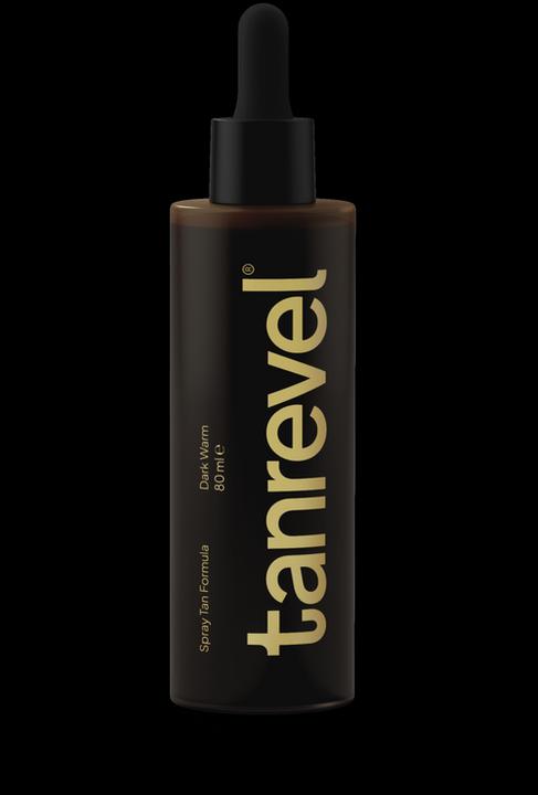 Tanrevel ® Spray Tan Formula Dark Warm 80 ml (Selbstbräunungsspray, 80 ml)