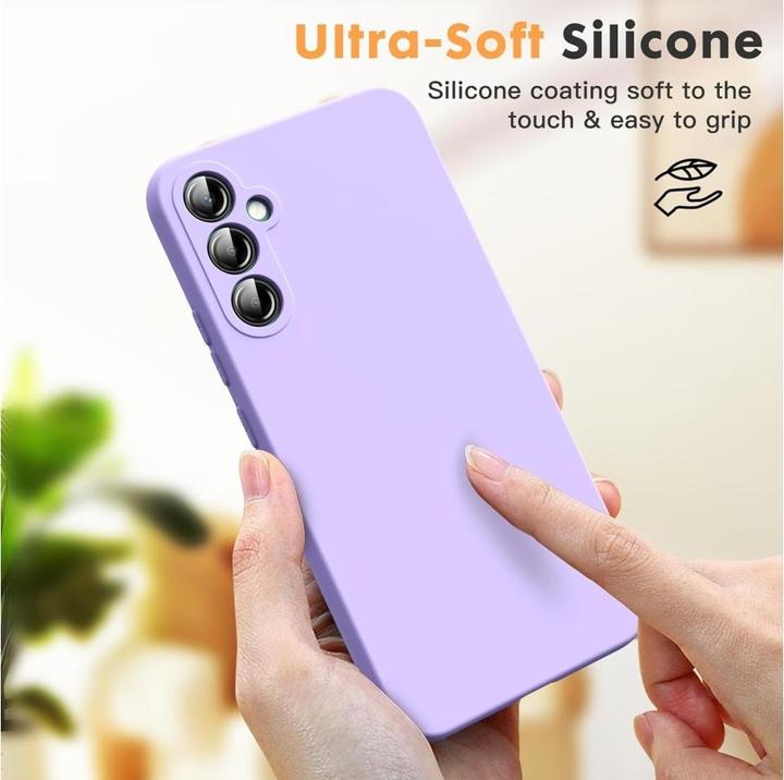 Actual product image Screenguard Samsung Galaxy A34 5G Liquid Silicone Case Cover (Samsung Galaxy A34 5G)
