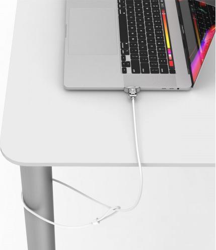 Image du produit Maclocks Verrou universel à clé avec plaque 3M - Blanc