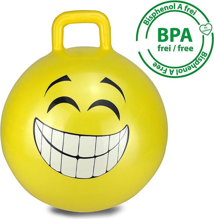 Immagine prodotto Jamara Hop Ball Smile - Palla a imbuto - Bambino/Ragazza - 1 anno(i) - Giallo - 407 g