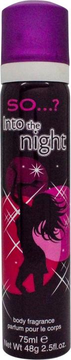 Actual product image So...? Into The Night Body Spray 75ml (Spray, 75 ml)