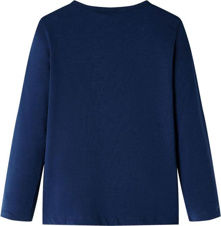 Produktbild VidaXL Kinder-Langarmshirt Marineblau 116,Material: 95 % Baumwolle (116)