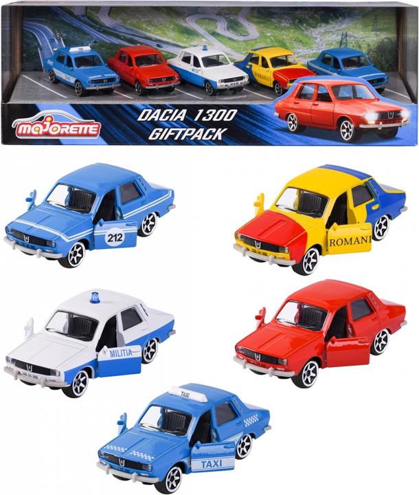 Actual product image Majorette Dacia 1300 5 Pieces Giftpack