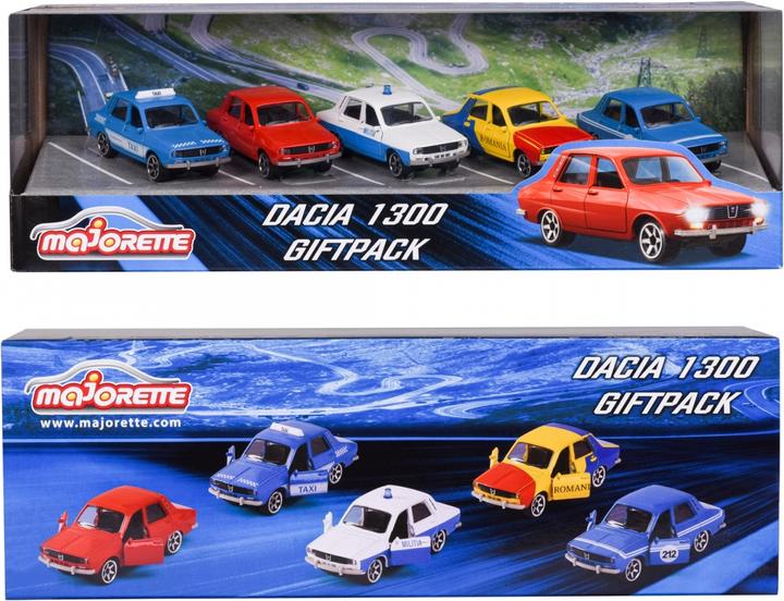Actual product image Majorette Dacia 1300 5 Pieces Giftpack