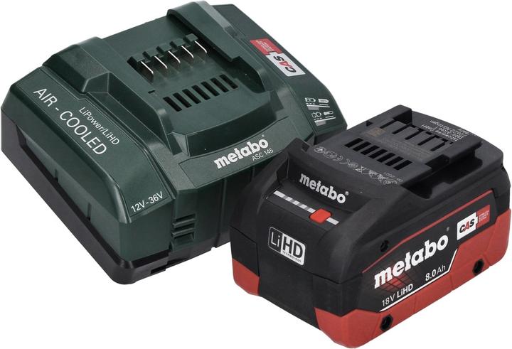 Productafbeelding Metabo KH 18 LTX 24 Accu combihamer 18 V 2,1 J SDS plus + 1x oplaadbare accu 8,0 Ah + lader + metaBOX (Oplaadbare batterij)