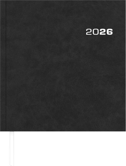 Actual product image WeekbookSecretary2026-Officecalendar20x21cm-Colour:anthracite-1Weekau (German)