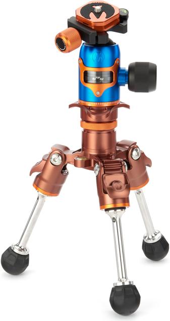 Produktbild 3 Legged Thing Legends Bucky Bronze Allroundstativ mit Kugelkopf AirHed VU (Carbon)