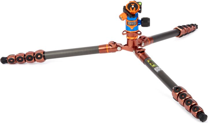 Produktbild 3 Legged Thing Legends Bucky Bronze Allroundstativ mit Kugelkopf AirHed VU (Carbon)