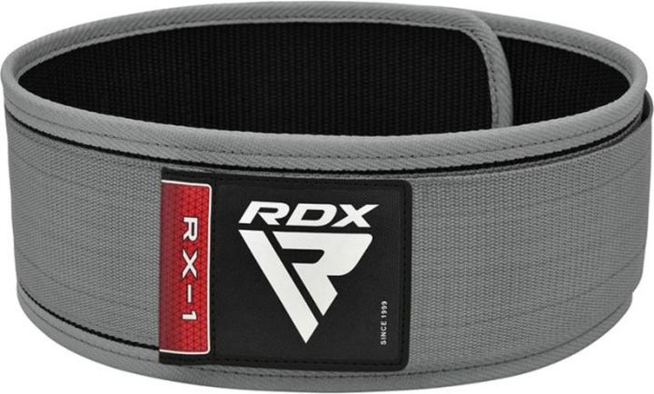 Rdx Weight Lifting Strap Belt Rx1 Gray-M
