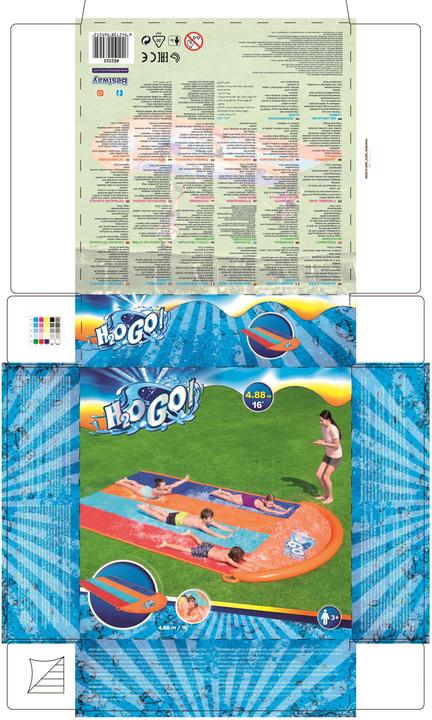 Image du produit Bestway 52323, Garden water slide, 3 yr(s), Gonflable, 4880 mm, 3.34 kg (4.88 m)