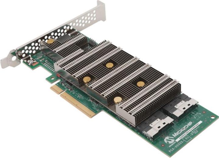 Actual product image Microchip Technology SmartRAID 3258-16i /e, SAS-4, Serial ATA III, PCI Express x8, 24 Gbit/s, 8192 M