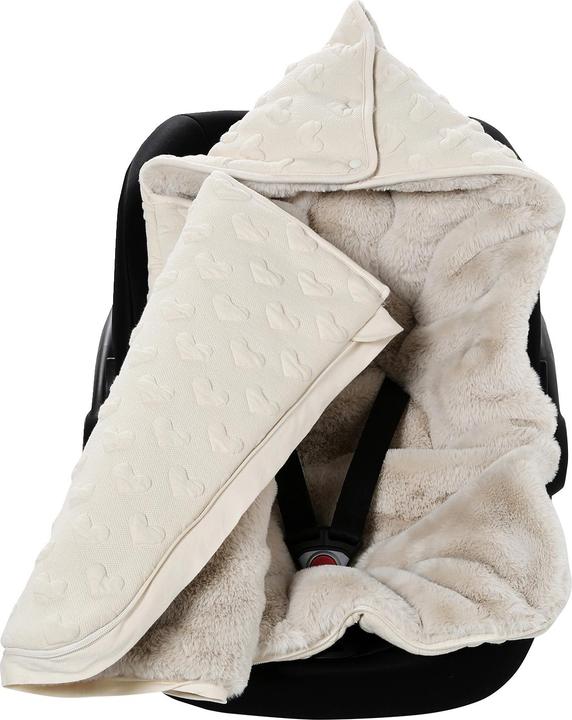 Actual product image Vertbaudet Warmer Baby Ausfahrsack mit Jacquard-Herzen