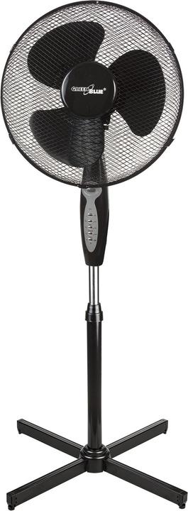 Produktbild Greenblue Bodenventilator, 40 W, 3 Luftstromstufen, 1,25 m Höhe, 1,5 m Kabel, mit Fernbedienung und Timer bis (53 dB)