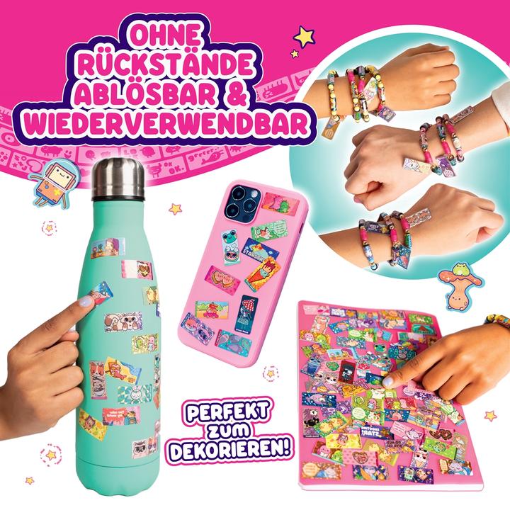Actual product image Sky Castle Sticki Rolls - portable divisible sticker jewellery - Sticki book set