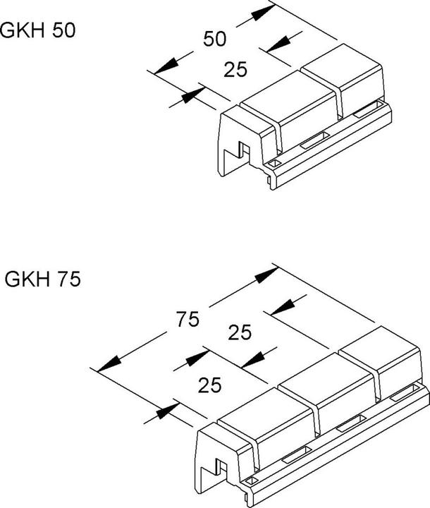 Produktbild Niedax Profilhalteklammer GKH 50 W (5 cm)