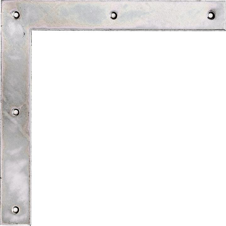 Produktbild GAH Tor-Winkel Breite 40 mm Länge 300 x 300 mm Stahl galvanisch gelb verzinkt
