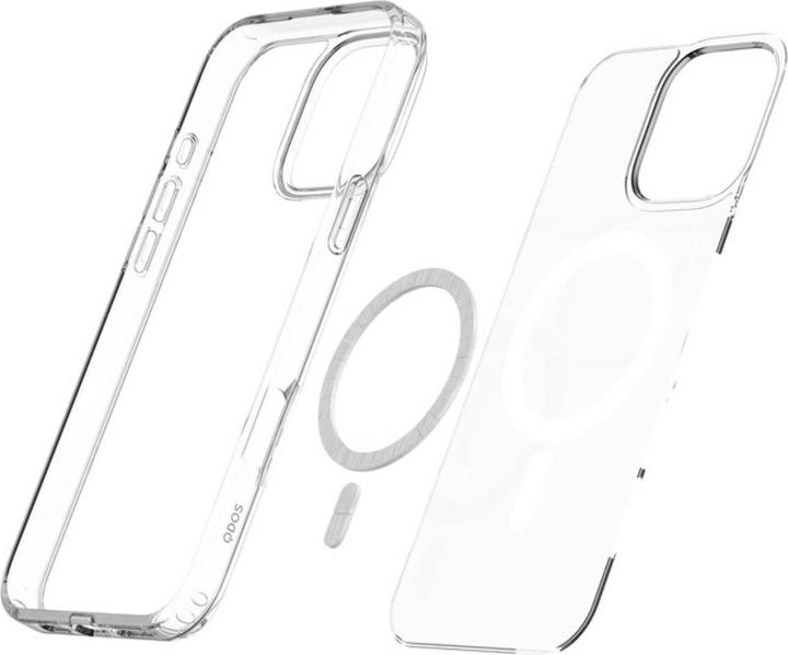 Actual product image QDOS Coque Transparent Hybrid Drop Snap Magsafe Iphone 16 Pro Max (Apple iPhone 16 Pro Max)