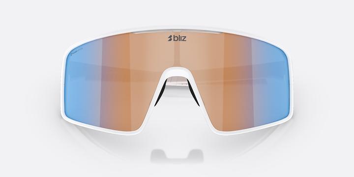 Immagine prodotto Bliz P001S (Bianco, Nano Optics Nordic Ligh Coral - Arancione con multi blu, Bianco, Nano Optics Nordic Ligh Coral - Arancione con multi blu)