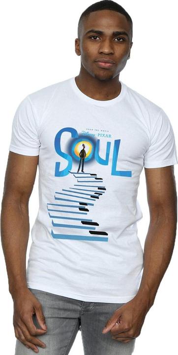 Actual product image Disney Mens Soul Poster Art T-Shirt (S)