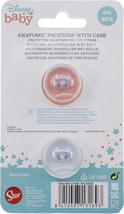 Immagine prodotto Minnie Mouse Ciuccio anatomico 2 pezzi 0-6m (Indigo dreams) (2 x, fino a 6 M.)