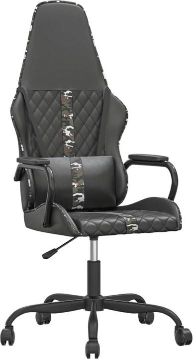 Actual product image VidaXL Gaming-Stuhl mit Massagefunktion Tarnfarben Kunstleder