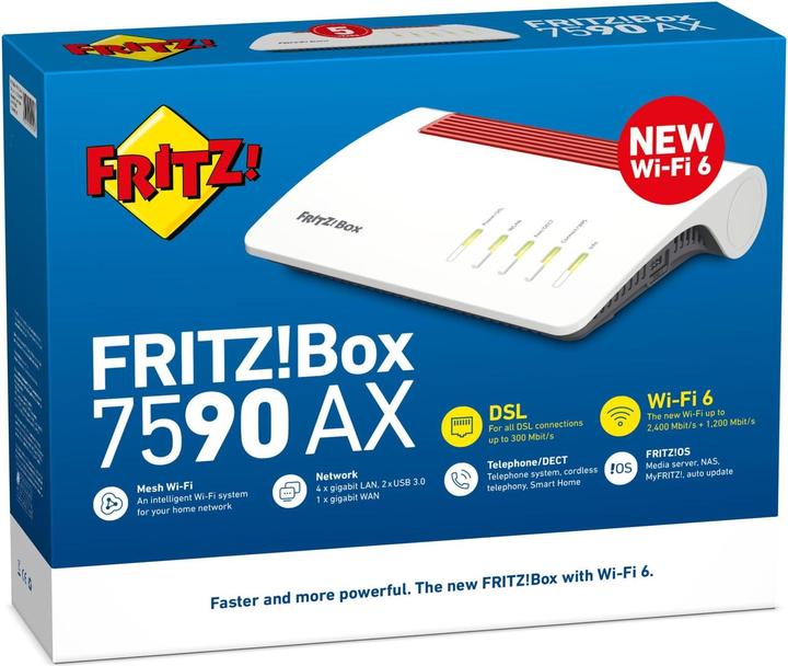 Actual product image AVM FRITZ!Box 7590 AX International