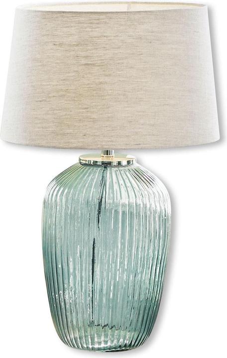 Immagine prodotto Loberon Lampada da tavolo Fenis crema/verde (E27)