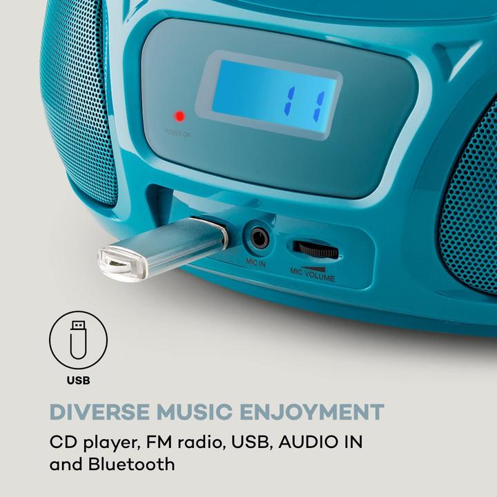 Produktbild Auna CD Player Blau