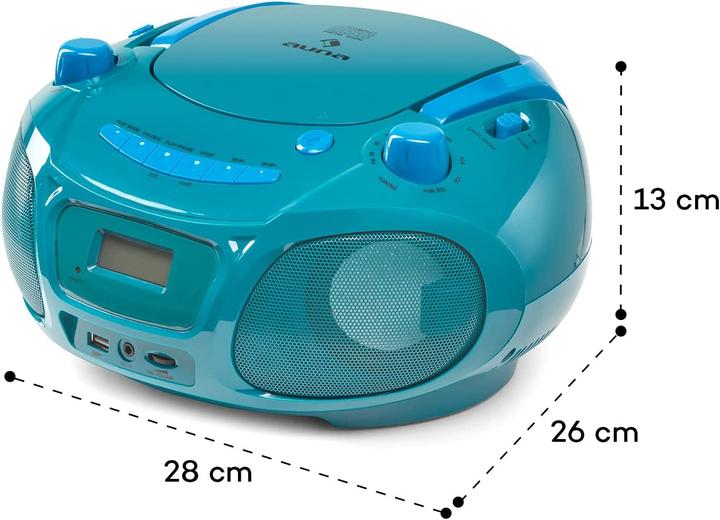 Produktbild Auna CD Player Blau