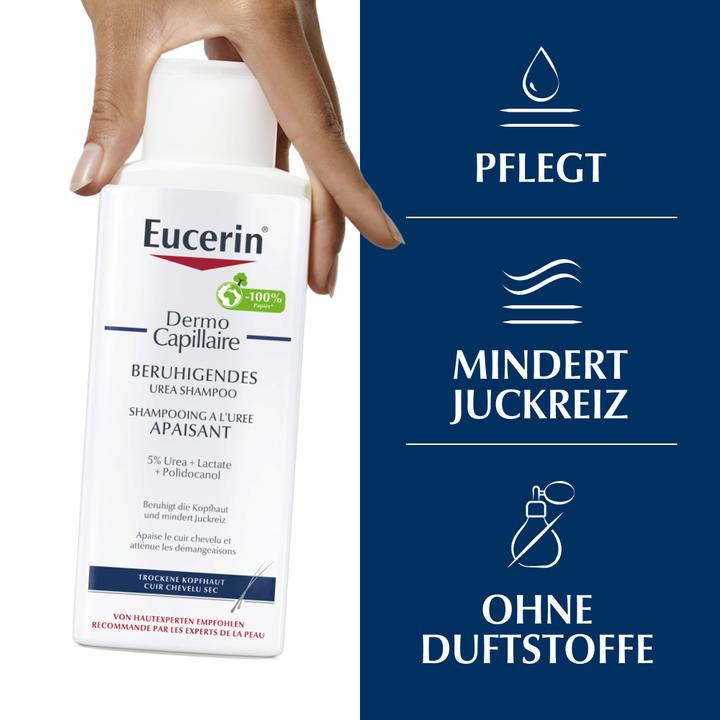 Produktbild Eucerin DermoCapillaire beruhigendes Urea Shampoo (250 ml, Flüssiges Shampoo)