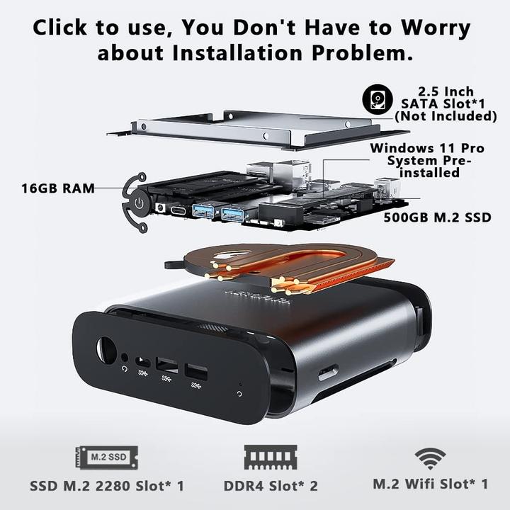 Actual product image Aerofara Tank56 Mini PC