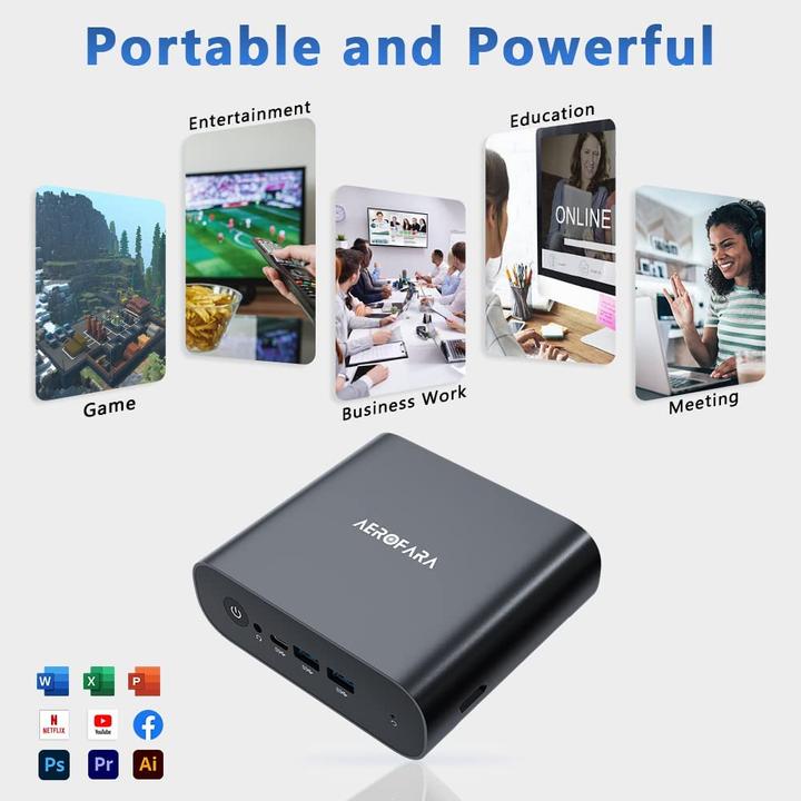 Actual product image Aerofara Tank56 Mini PC