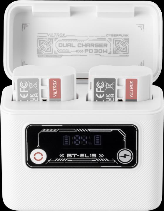 Actual product image Viltrox Camera Battery Charging Case Power Bank for Nikon EN EL15 (5500 mAh)