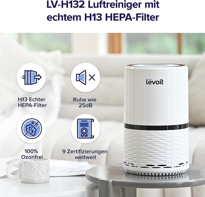 Actual product image Levoit Air Purifier Black (24 m²)