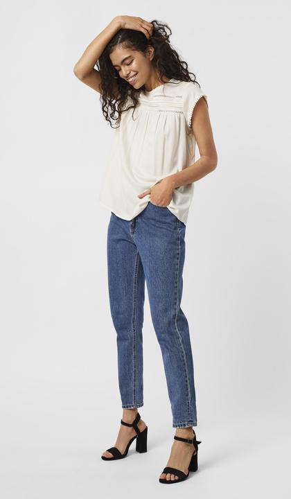 Image du produit Vero Moda Haut en dentelle avec manches courtes (L)