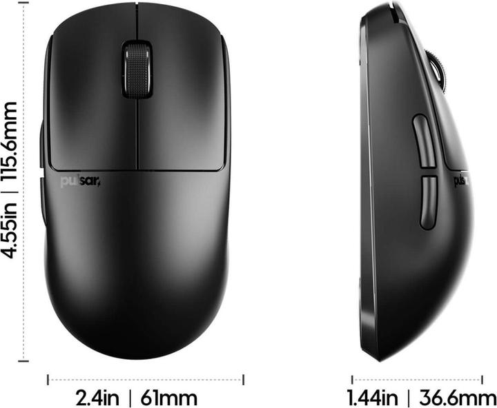 Actual product image Pulsar Gaming Gears X2 CrazyLight - Mini Size 1 (Wireless, Cable)