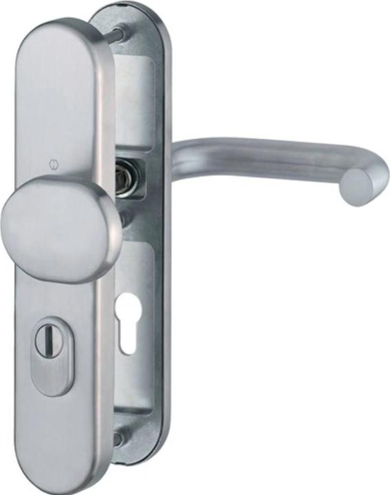 Immagine prodotto Hoppe Set di protezione FS Paris FS-E138F/3332ZA/3310 in acciaio inox F69 D/D per porte di spessore 42-47 (Maniglia della porta)