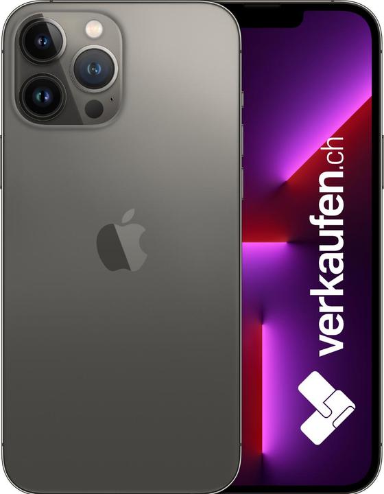 Actual product image verkaufen.ch iPhone 13 Pro Max (256 GB, Graphites, 6.70", 12 Mpx, SIM + eSIM, A / Like new)