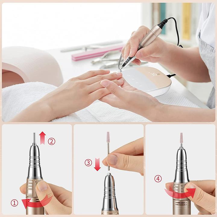 Produktbild Madenia Elektrische Nagelfräser Rosa
