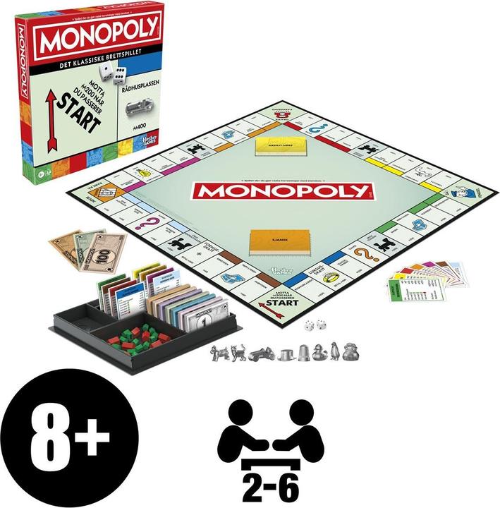 Produktbild Hasbro Monopoly Classic Refresh 90 Year (NO)