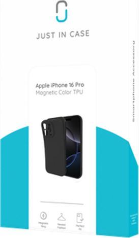 Produktbild Just in Case TPU Back Cover Schwarz Magnetisch Apple iPhone 16 Pro (Apple iPhone 16 Pro)