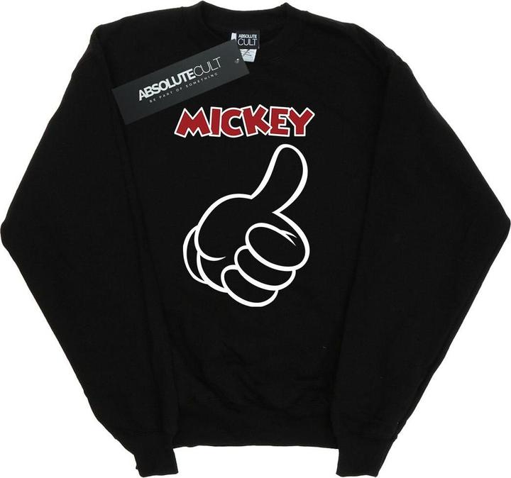 Actual product image Disney Mens Mickey Mouse Thumbs Up Sweatshirt (M)
