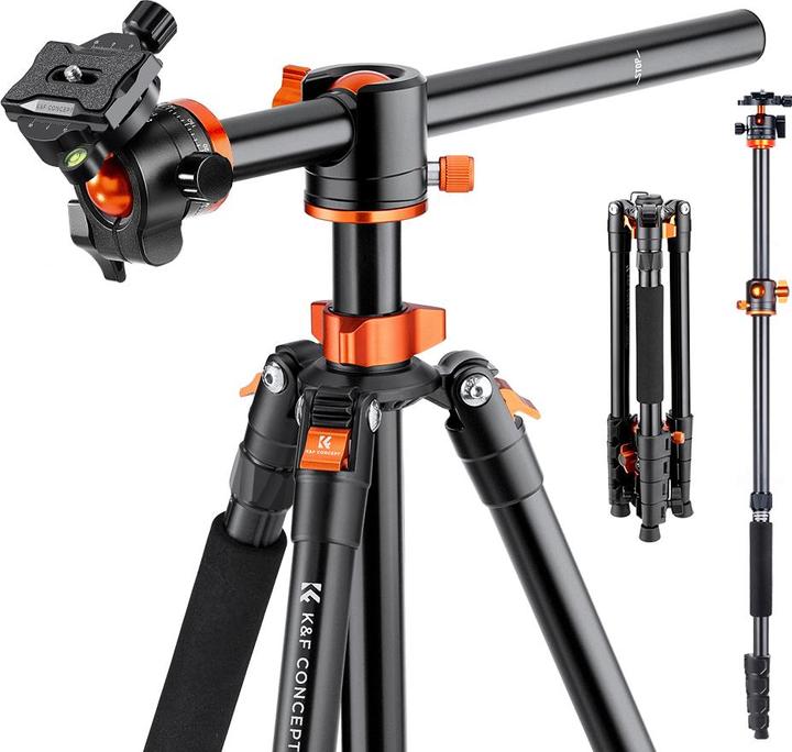 Image du produit K&F Concept T255A3+BH-28L Trépied en alliage d'aluminium et de magnésium (Métal)