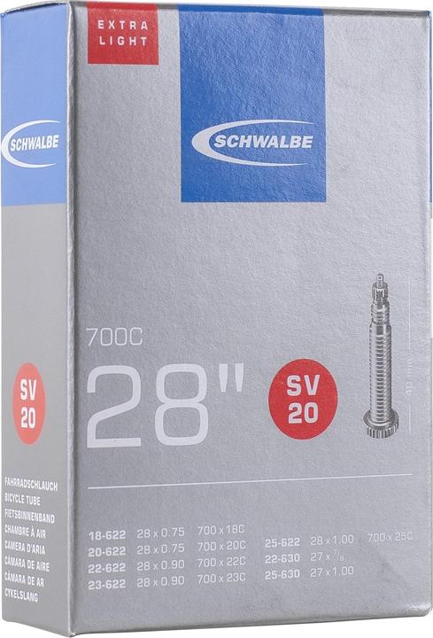 Produktbild Schwalbe SV20 Extra Light (Presta (SV), 28", 40 mm)