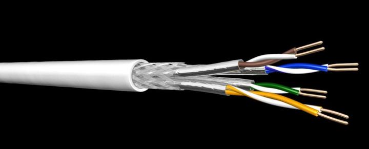 Produktbild Draka UC HomeCat.7 RohkabelA SS22 4P LSHF-FR4x2 AWG22 200m Abrollbox60095153 (S/FTP, CAT7a, 200 m)