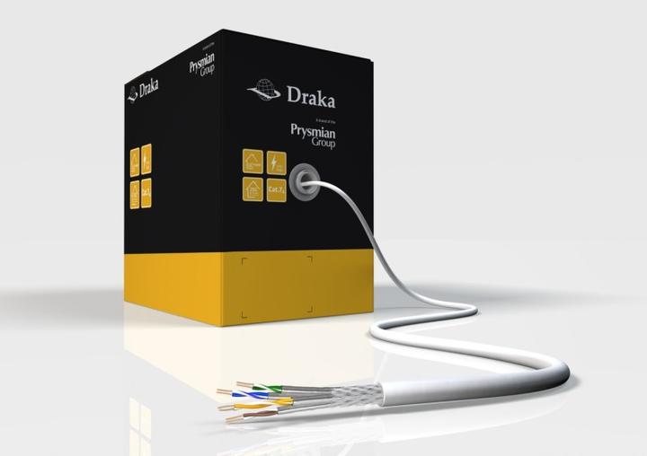 Produktbild Draka UC HomeCat.7 RohkabelA SS22 4P LSHF-FR4x2 AWG22 200m Abrollbox60095153 (S/FTP, CAT7a, 200 m)