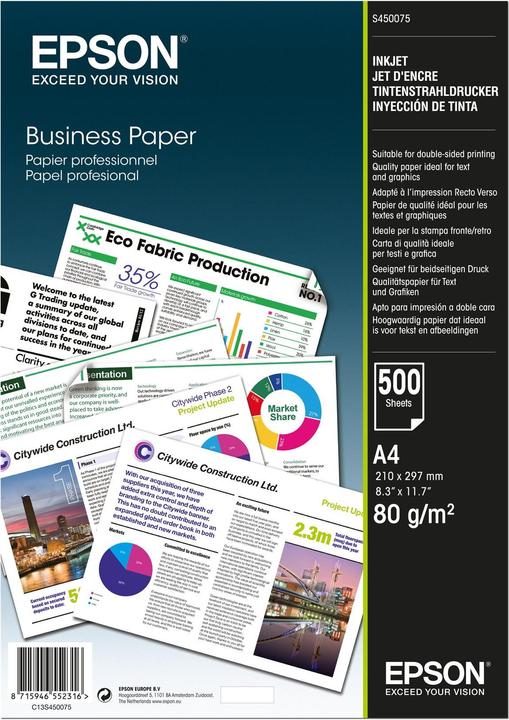 Epson carta commerciale (80 g/m², 500 x, A4)