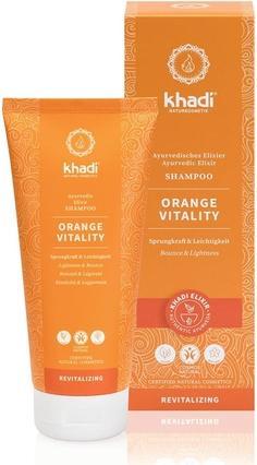 Produktbild Khadi Elixir Shampoo Orange Vitality 200 ml (200 ml, Flüssiges Shampoo)