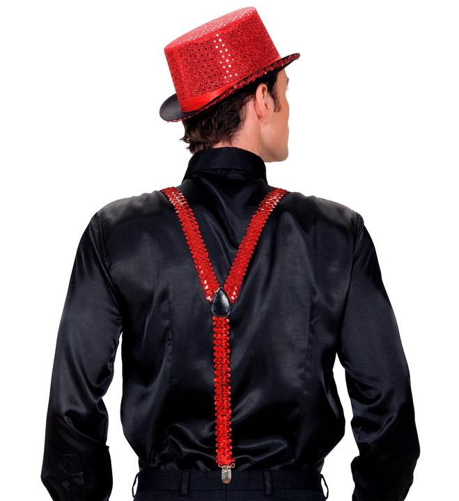 Image du produit Widmann Bretelles rouges à paillettes